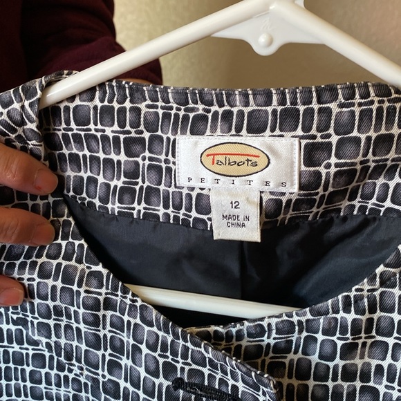 Talbots patterned jacket - Picture 4 of 4